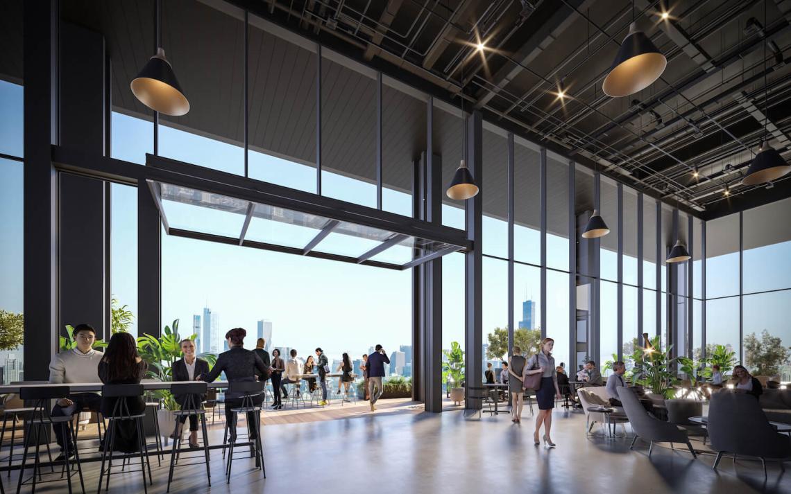 Updated design revealed for 330 N. Green | Urbanize Chicago